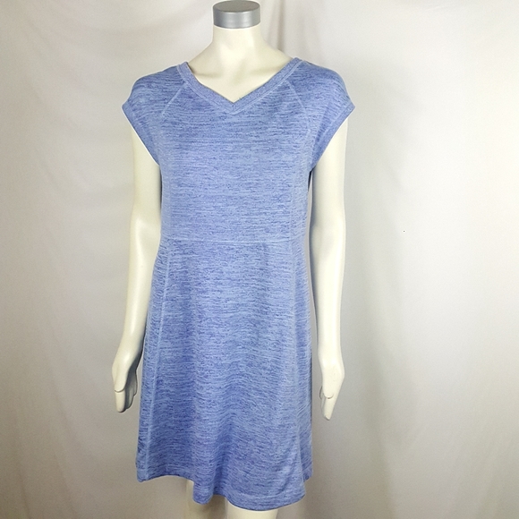 T by Talbots Soft Drape Jersey Marled Dress - Picture 4 of 5